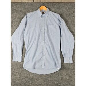 Rifle Kaynee Nexander Oxford Button Down Long Sleeve Men Light Blue Shirt Size S